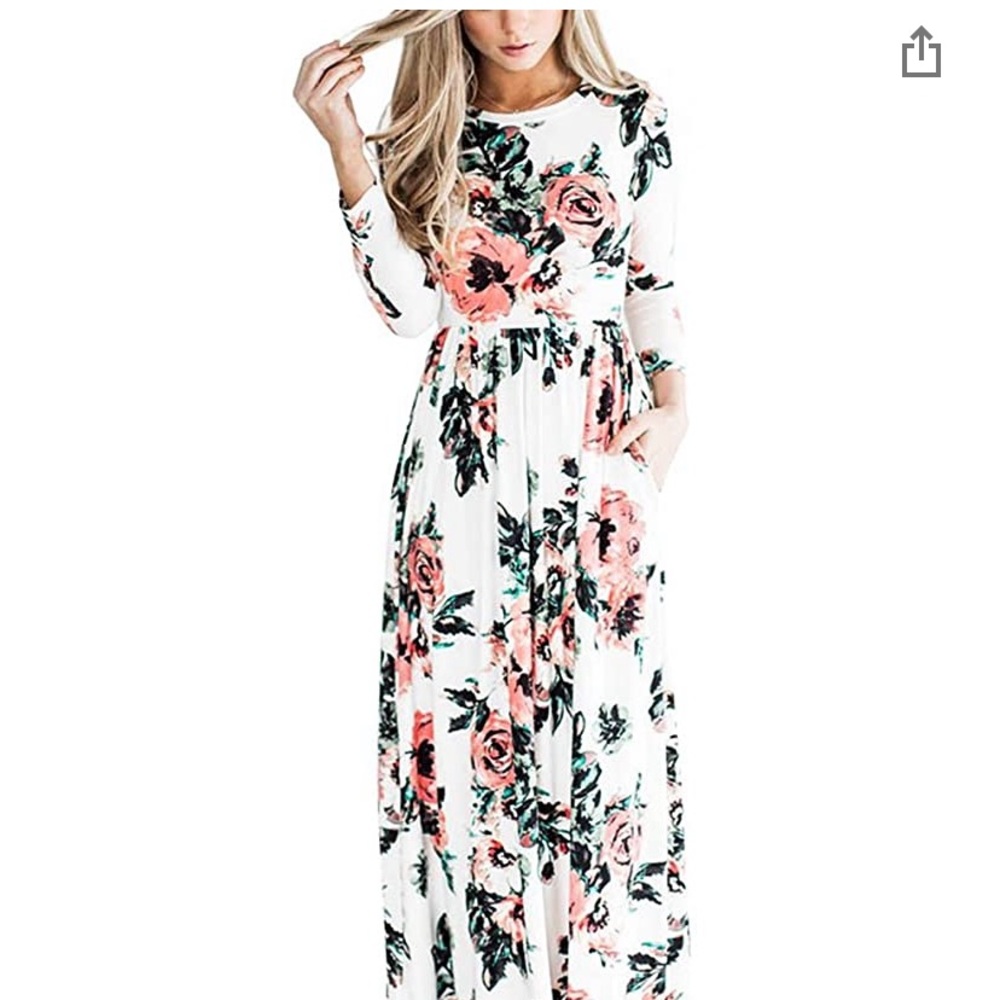 Long sleeve Floral Dress